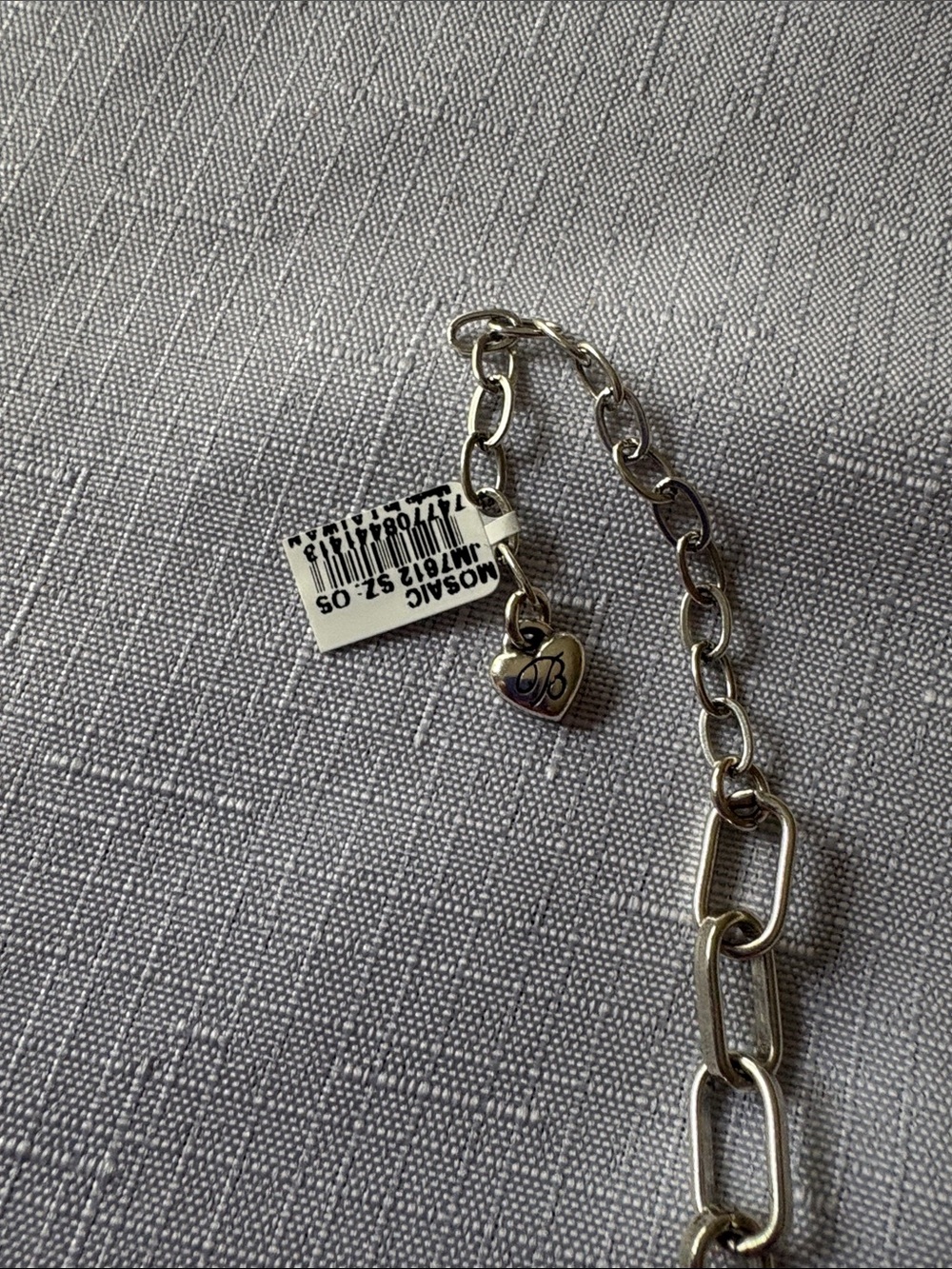 Brighton Mosaic Heart Two Tone Necklace - Picture 4 of 6